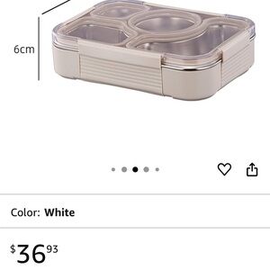 White Food Storage Container